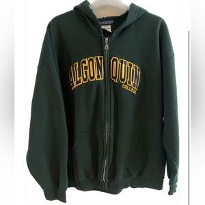 Algonquin college zip up hoodie